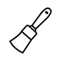 Creative Paint Brush Icon for Artistic Applications