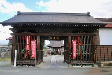 西光寺・芭蕉句碑（山形県・大石田町）