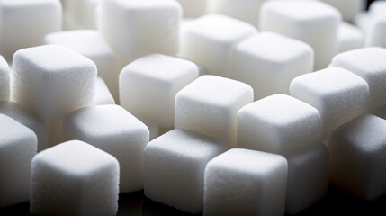 Fototapeta premium a group of sugar cubes