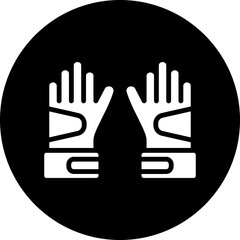 Gloves Icon Style