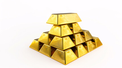 a stack of gold bars
