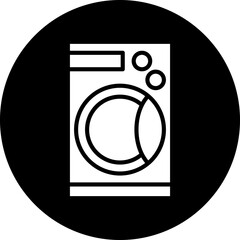Smart Washing Machine Icon Style