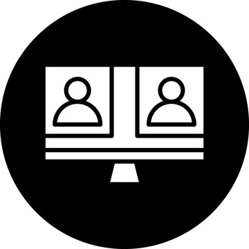 recommend clip art: Live Interview Icon Style