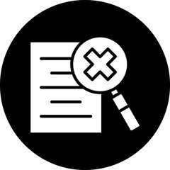 Data Infringement Icon Style