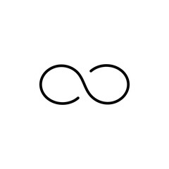 Endless Infinity Symbol Icon for Infinite Possibilities