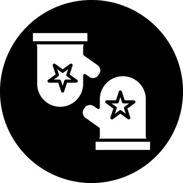 recommend clip art: Baby Gloves Icon Style