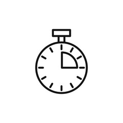 Quarter Past Time Icon for Precise Timing