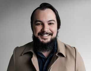 Obraz premium Studio Portrait of Handsome Senior Man