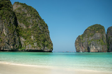 ピピ諸島にある有名なマヤベイの絶景ビーチ