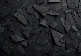 Fototapeta premium abstract geometric black background