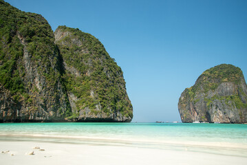 ピピ諸島にある有名なマヤベイの絶景ビーチ