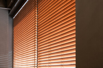 window coverings in the cafeteria