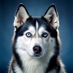 Fototapeta premium siberian husky dog