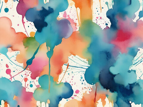 abstract watercolor Design of fancy wallpaper effect brushes surface painted art motif illustration