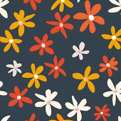 Obraz premium abstract floral seamless pattern texture background,generative ai