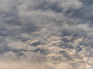 朝焼けの空と雲