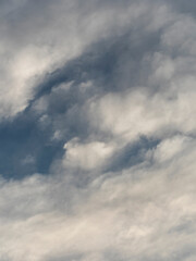 朝焼けの空と雲