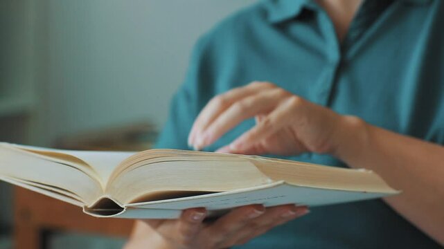 Reading a book