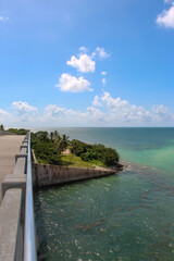 Obraz premium wooden bridge over the ocean, Key west, Florida