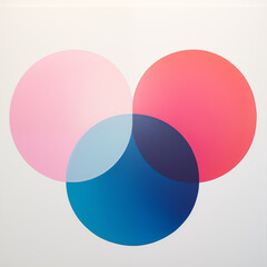 Abstract colorful circle