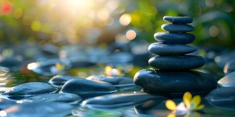 Obraz premium Tailored Program for Professionals to Reduce Stress and Improve Mental Health. Concept Stress Management, Mental Health, Professional Development, Wellness Program, Personalized Support