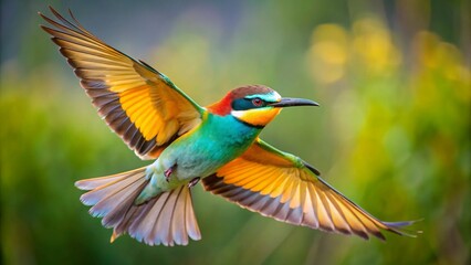 Obraz premium European Bee-eater, The Aerial Acrobat bird