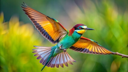Fototapeta premium European Bee-eater, The Aerial Acrobat bird