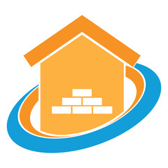 Home Renovation Icon Logo