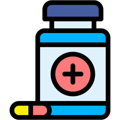 Vector Icon Drug, Pill, Tablet, Medicine, Pharmacy