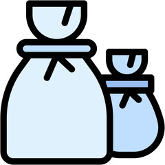 Vector Icon Garbage Bag, Bag, Trash, Recycled, Wiping Bags, Recycle