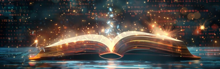 Enchanted Digital Book of Mystical Knowledge