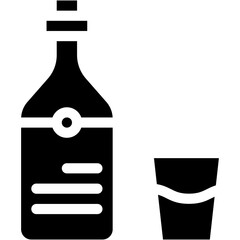 Vector Icon Bottle, Drink, Beer, Beer Bottle