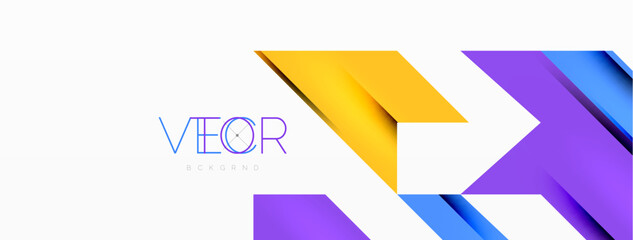 Speed and sport geometric background. Color lines dynamic template for wallpaper, banner, background or landing