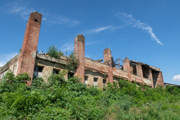 Farmhouse farm houses ancient ruins Po Valley