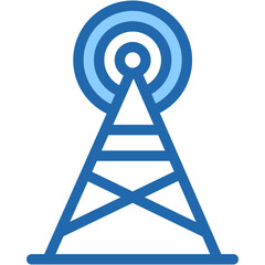Vector Icon Tower, Signal Tower, Technology, Communication, Signal