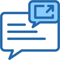 Vector Icon Share, Chat Bubble, Communication, Comment, Speech