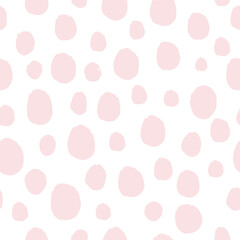 Png pink polka dot pattern, transparent background
