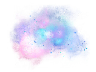 Dreamy pastel cloud  png, transparent background