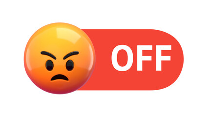 PNG Angry emoticon slide icon, transparent background