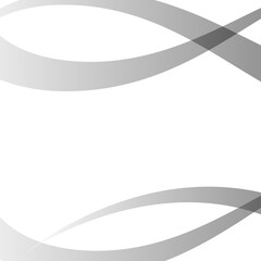 グレーの曲線ラインのきれいな背景