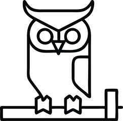 owl single icon