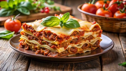 Fototapeta premium Lasagna, Italy food