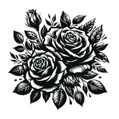 Female Favorite body Tattoo Rose Adobe Illustrator Artwork