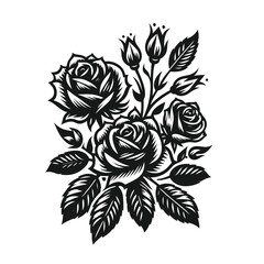 Female Favorite body Tattoo Rose Adobe Illustrator Artwork