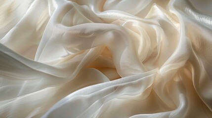 Fototapeta premium The gentle breeze whispers secrets as it rustles through the silk creating a soothing symphony.