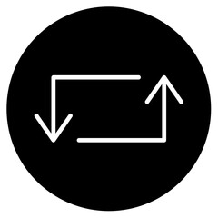 Vector Icon transfer, up down, arrow, sign