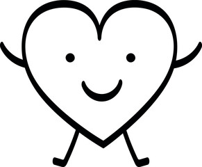 Happy Heart Illustration