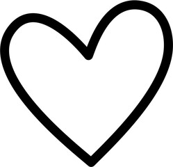 Simple heart outline