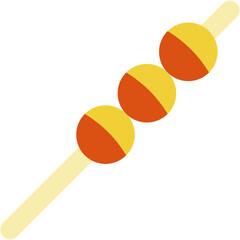 Vector Icon Mini Donut, Dessert, Mini, Baker, Rood and Restaurant