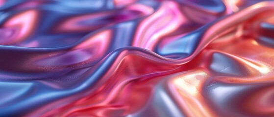 Obraz premium Detailed shot of satin fabric with a glossy sheen, 8K, Full HD.